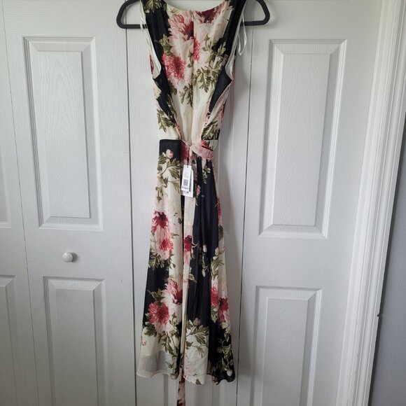 NWT DESIGUAL Midi Floral Dress in Size L - Picture 3 of 5